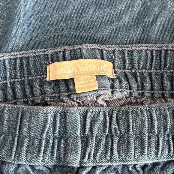 Woman Within Wide Leg Jeans TWO PAIR 26W - Picture 2 of 3